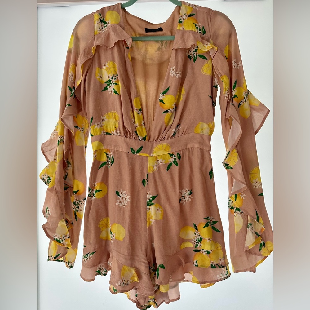 MAJORELLE Lemon Romper